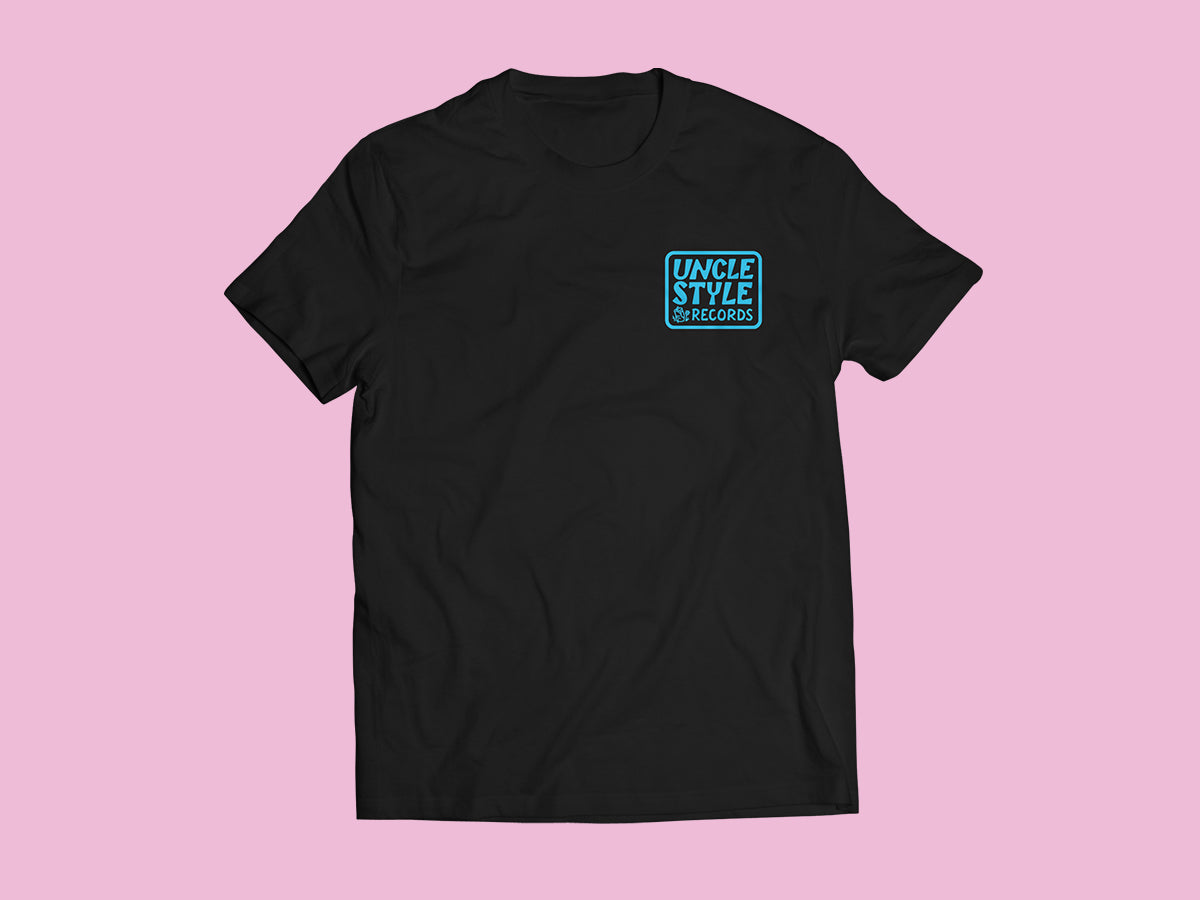 UNCLE STYLE BLACK 'LOGO' SHIRT